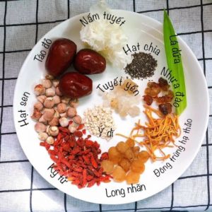 Set chè dưỡng nhan 14 vị