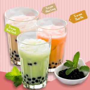 Set trà sữa Phúc Long